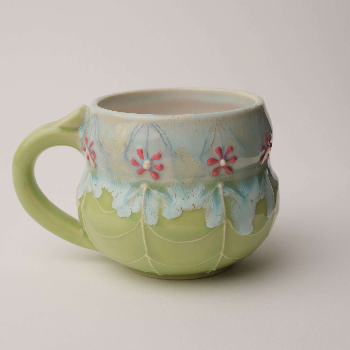 Upside Down Flower Mug