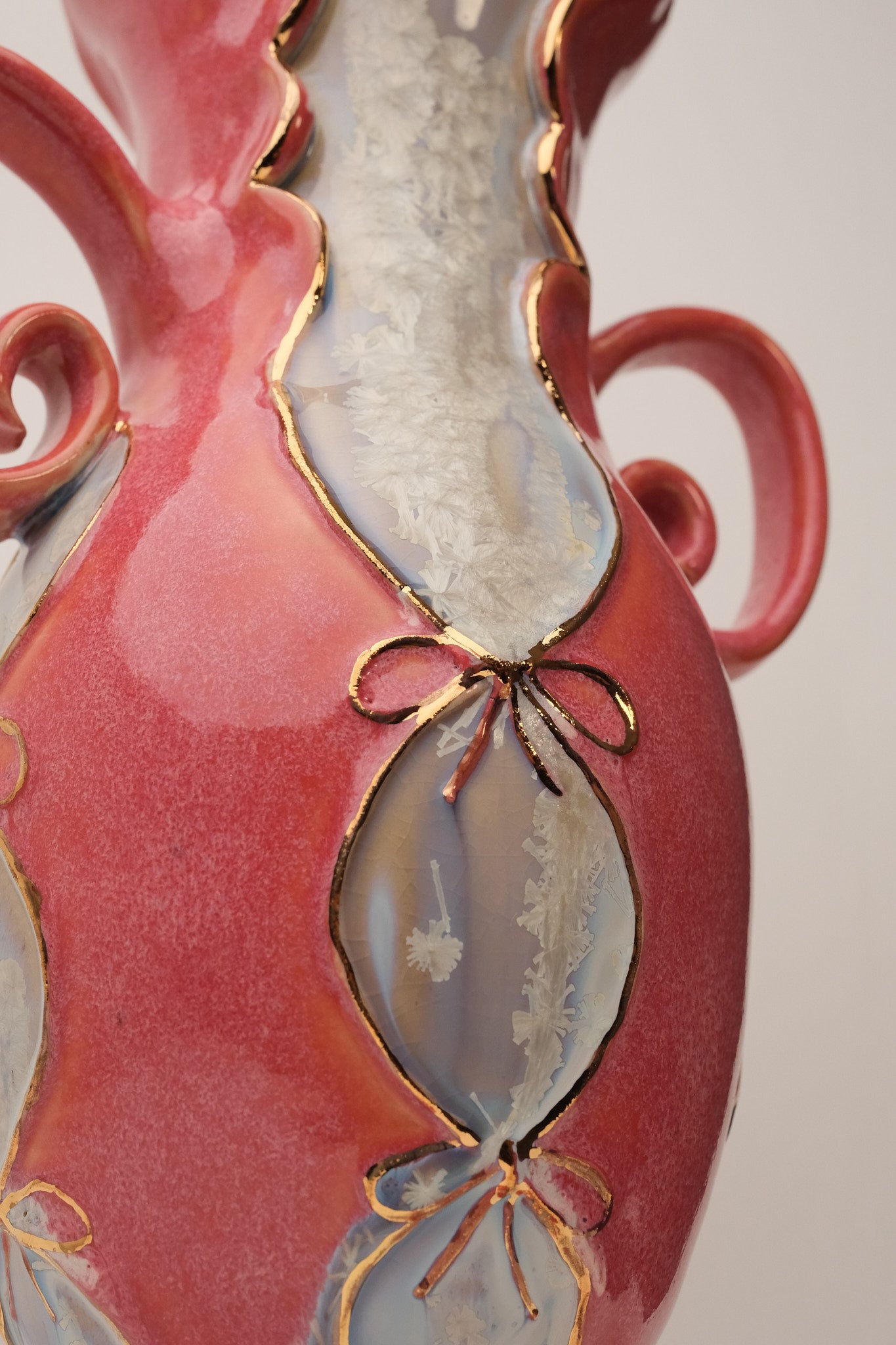 Laced Pink Vase