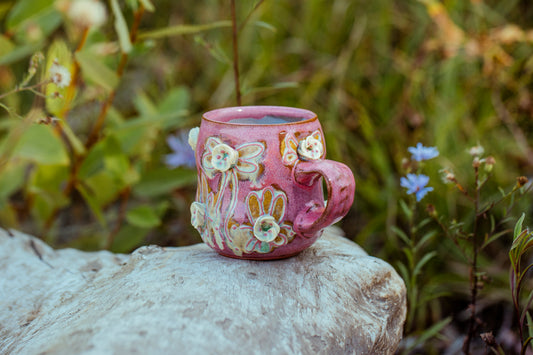 10 to 12 oz Doily Mugs