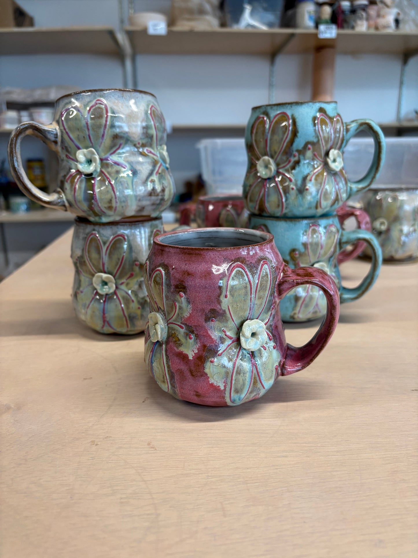 Large Doily Mugs