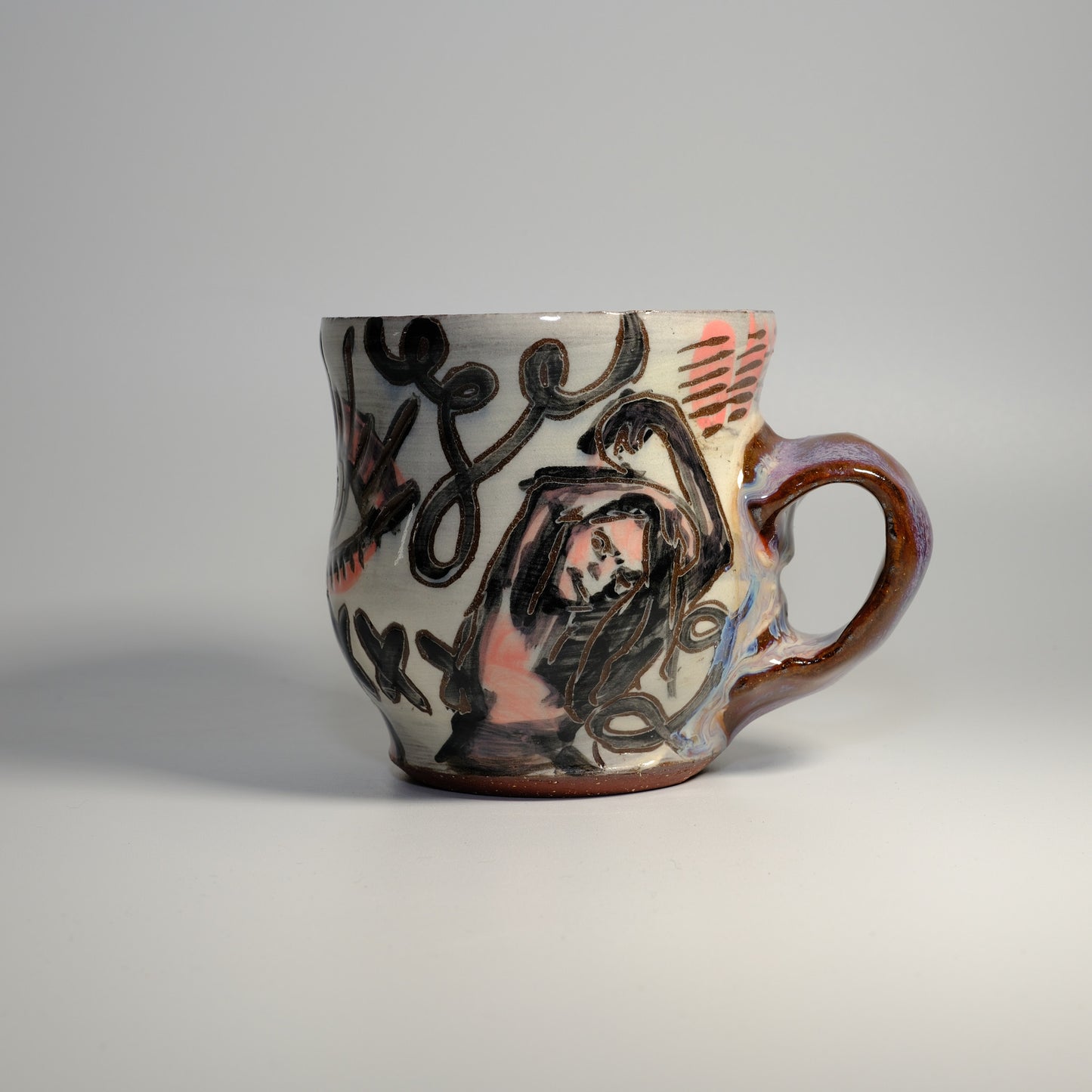 10 oz Illustrated Woman Form, Loop, and Eye Mug