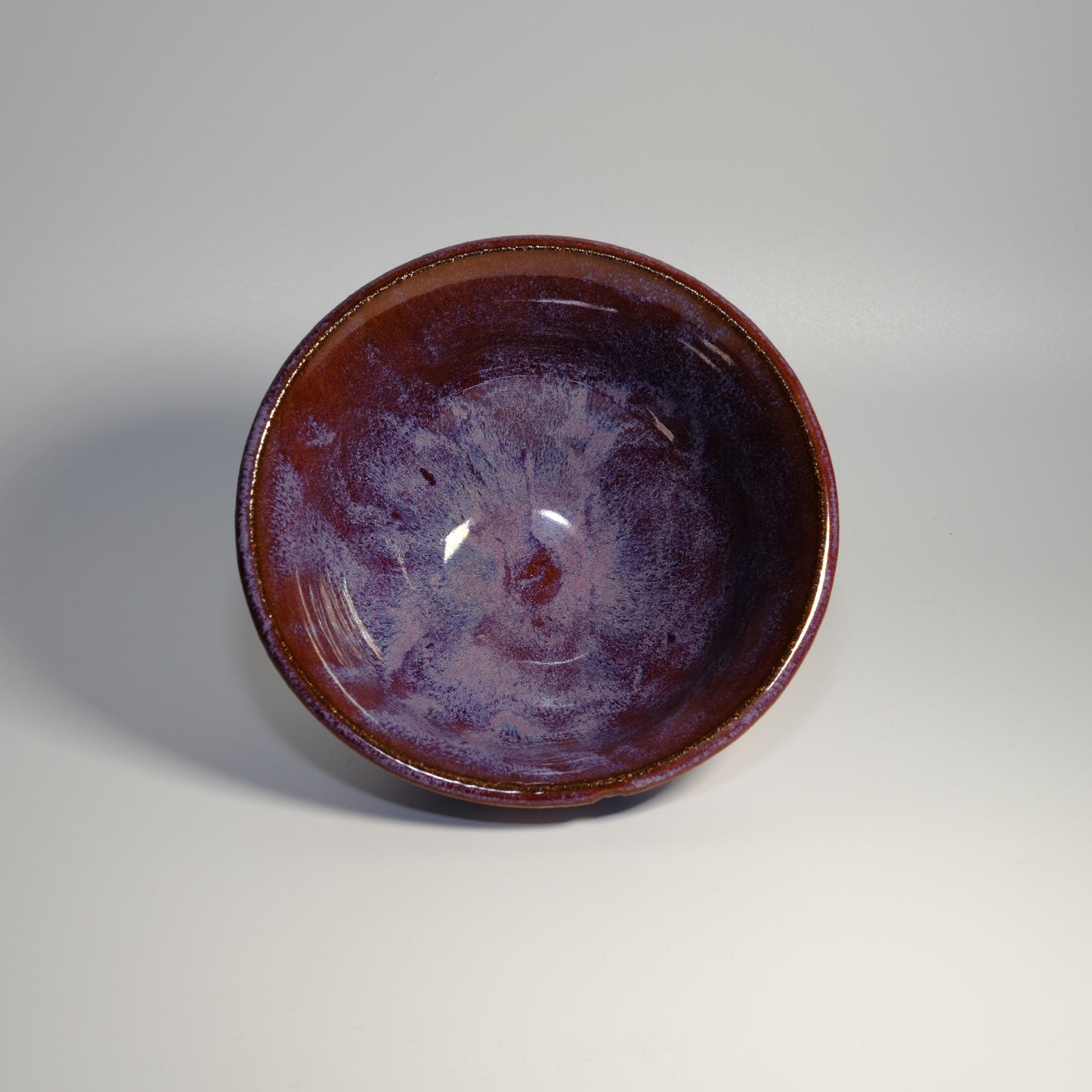 Purple Carved X's Bowl