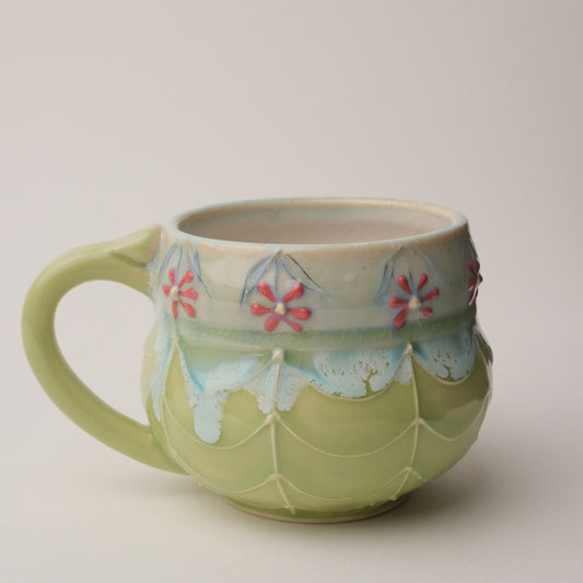 Upside Down Flower Mug