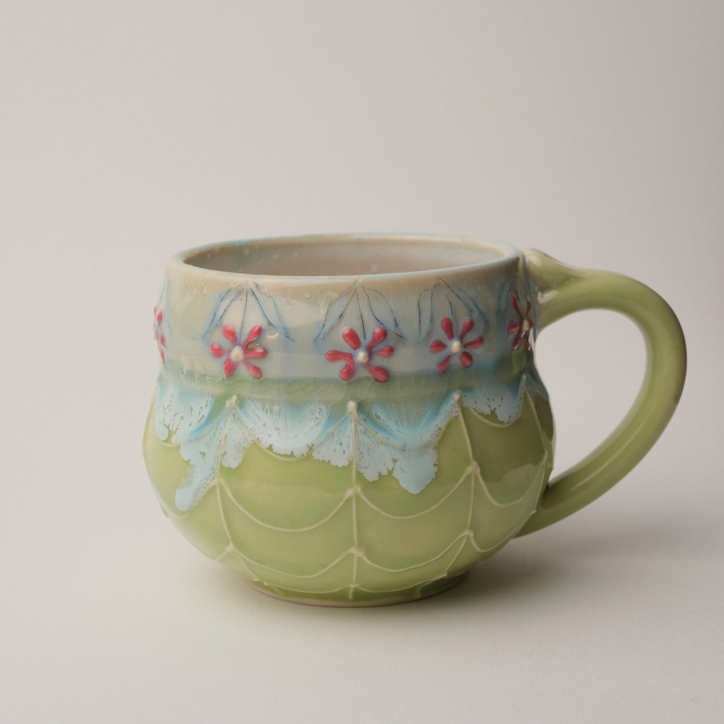 Upside Down Flower Mug